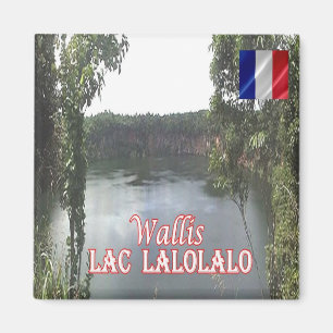 zWF007 LAC LALOLALO, WALLIS EN FUTUNA, Fridge Magneet