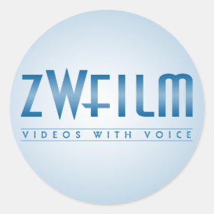 ZWFILM-stickers Ronde Sticker
