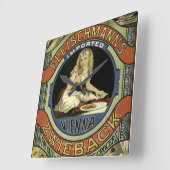 Zwieback-reclame Vierkante Klok (Hoek)