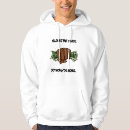 Zwijg de twijfel. Werk het lawaai uit. Hoodie