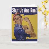 Zwijg en LOOP!!! Kaart (Gele Bloem)