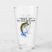 Zwijg en neem me Gevist Glas (Achterkant)