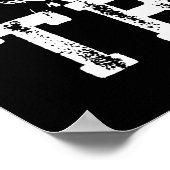 Zwijg en train - Gym Workout Motivatie Poster (Hoek)