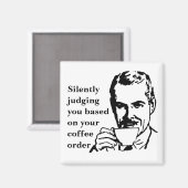 Zwijg je beoordelen magneet (Voorkant / Achterkant)