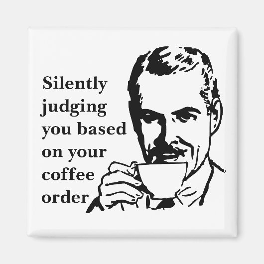 Zwijg je beoordelen magneet (Voorkant)