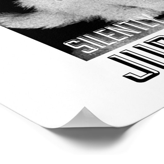 Zwijg je beoordelen poster (Hoek)