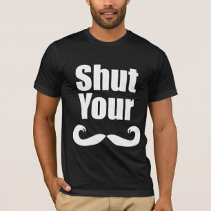 Zwijg je donkere Shirt van Stache