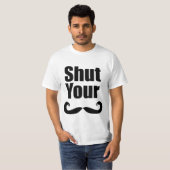 Zwijg je Stache Light-Shirt T-shirt (Voorkant volledig)