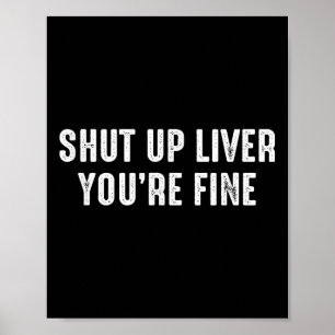 Zwijg Lever Je Fijne Grappige Drink St Patrick Poster