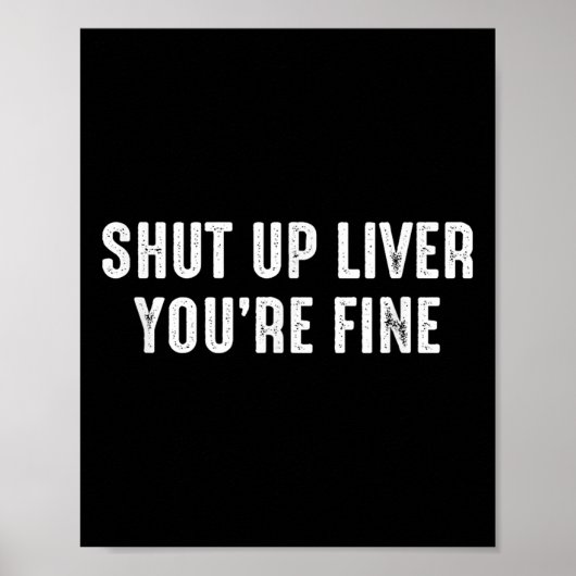 Zwijg Lever Je Fijne Grappige Drink St Patrick Poster (Voorkant)