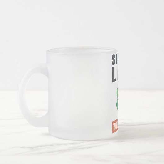 Zwijg lever matglas koffiemok (Links)