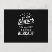 Zwijg me niet dat ik zo grappig ben. feestdagenkaart (Voorkant)