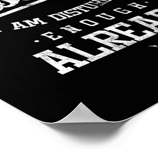 Zwijg me niet dat ik zo grappig ben. poster (Hoek)