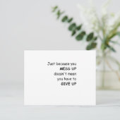 Zwijg opgeven briefkaart (Staand voorkant)