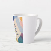 ZWIJG | Psalm 46:10 Christelijk Latte Mok (Rechterhoek)