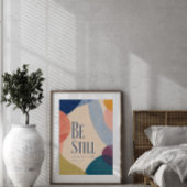 ZWIJG | Psalm 46:10 Christelijk Poster