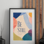 ZWIJG | Psalm 46:10 Christelijk Poster