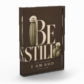ZWIJG | Psalm 46:10 | Walnoot Fotoblokken (Links)