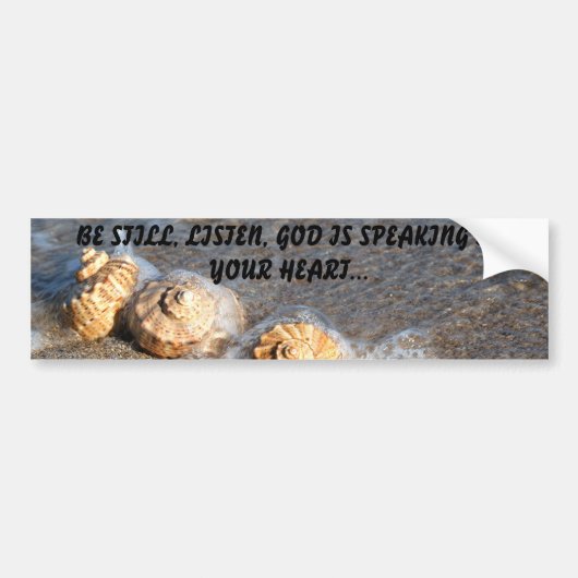 ZWIJG... RELIGIEUZE BUMPERSTICKERS (Voorkant)