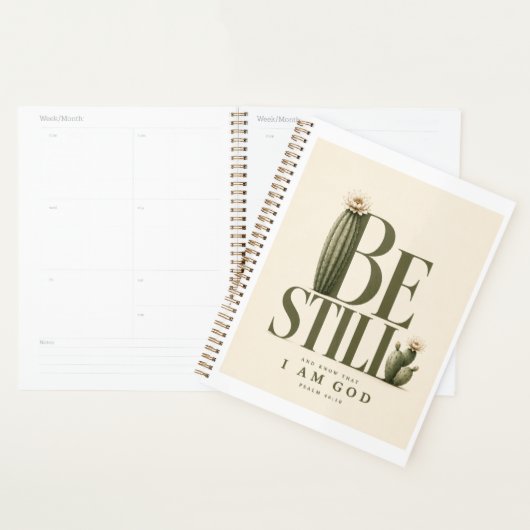 ZWIJG STIL | Psalm 46:10 Planner | Crème (Display)