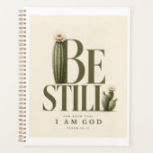 ZWIJG STIL | Psalm 46:10 Planner | Crème (Voorkant)
