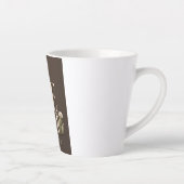 ZWIJG STIL | Psalm 46:10 | Walnoot Latte Mok (Rechts)