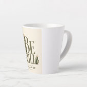 ZWIJG STIL | Psalm 46:10 | Warm Crème Latte Mok (Rechterhoek)