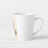 ZWIJG STIL | Psalm 46:10 | Warm Crème Latte Mok (Rechts)