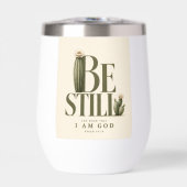 ZWIJG STIL | Psalm 46:10 | Warme Crème (Voorkant)