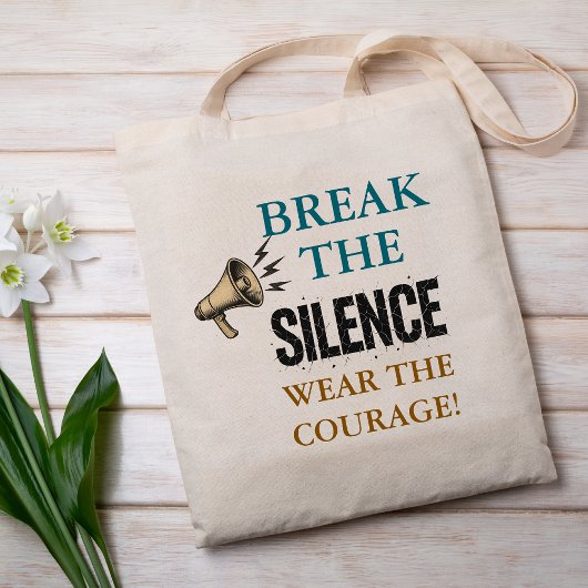 Zwijgen Doorbroken Moed Tote Bag