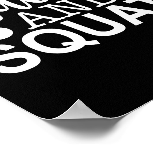 zwijgen en kraken poster (Hoek)