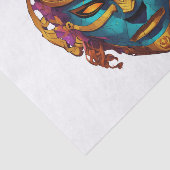 Zwijgmasker Tissuepapier (Detail)