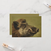 zwijgshoofd kaart (Voorkant / Achterkant in situ)