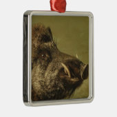 zwijgshoofd metalen ornament (Rechts)