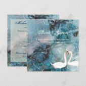 zwijn blauwgroen roze kaart (Voorkant / Achterkant)