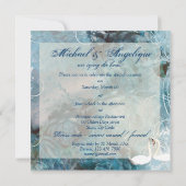 zwijn blauwgroen roze kaart (Achterkant)