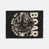 Zwijn op de vloer Mannen  Camo Wild Hog Retr Fleece Deken (Voorkant (Horizontaal))