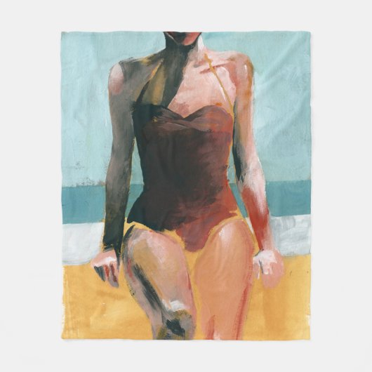  zwijn - Rode zwembroek Fleece Deken (Voorkant)