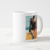 zwijn - Rode zwembroek Grote Koffiekop (Voorkant rechts)