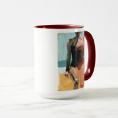  zwijn - Rode zwembroek Mok (Voorkant rechts)