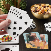 zwijn - Rode zwembroek Pokerkaarten (Insitu)