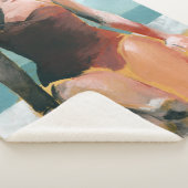 zwijn - Rode zwembroek Sherpa Deken (3/4)