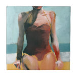 zwijn - Rode zwembroek Tegeltje<br><div class="desc">Swim II van Jennifer Paxton Parker. | 139524 GG</div>