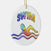 Zwimmervormig Keramisch Ornament (Rechts)