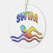 Zwimmervormig Keramisch Ornament (Links)