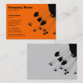 Zwingen en Roundabouts v2 - Oranje Visitekaartje (Voorkant / Achterkant)