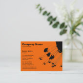 Zwingen en Roundabouts v2 - Oranje Visitekaartje (Staand voorkant)