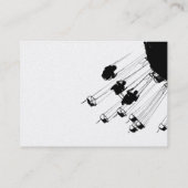 Zwingen en Roundabouts v2 - Wit (goud) Visitekaartje (Achterkant)