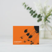 Zwingen en Roundabouts v3 - Oranje Visitekaartje (Staand voorkant)