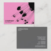 Zwingen en Roundabouts v3 - Roze Visitekaartje (Voorkant / Achterkant)